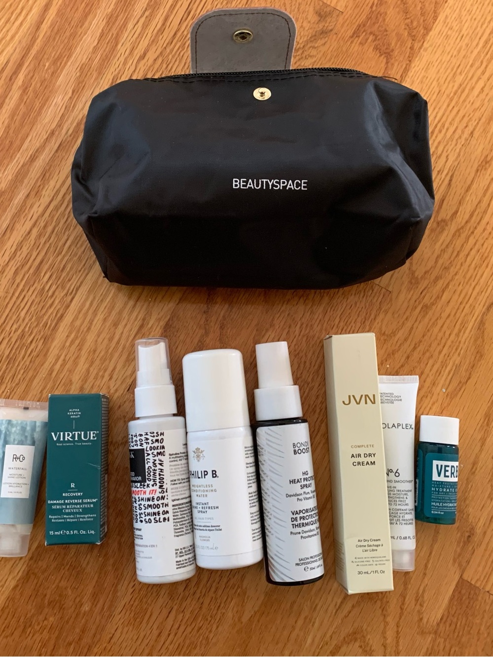 Title: Premium Luxury Haircare Bundle + BeautySpace Travel Pouch (8 Items)